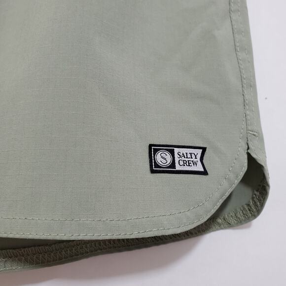 Salty Crew | Beacons Men' Volley Shorts Swim Trunks with Pockets 8" Inseam - Picture 4 of 10